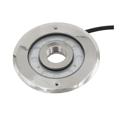 Outdoor DC24V IP68 Ring Donut 27W/24W Cold White DMX512 Submersible Music Dancing LED Water Fountain Lighting Dimmable