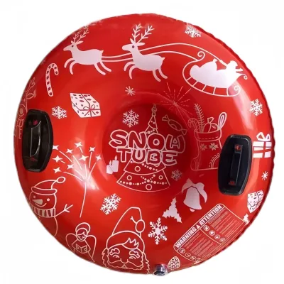 Customized Printing CE Standard Eco Friendly PVC Inflatable Ski Ring for Kids and Adults in Winter