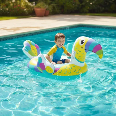 Colorful Parrot Children's Water Inflatable Float