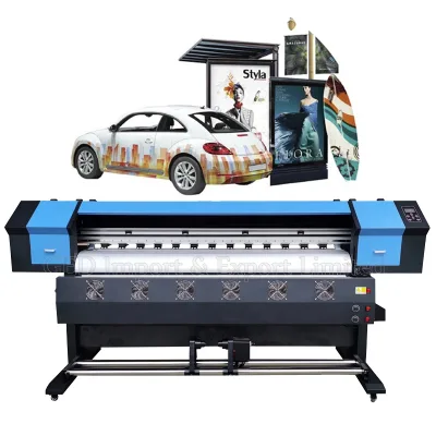 GED Guangzhou 1.8m Outdoor Advertising Flex Banner Exceed GED Tech Large Format Eco Solvent Printer Impresora