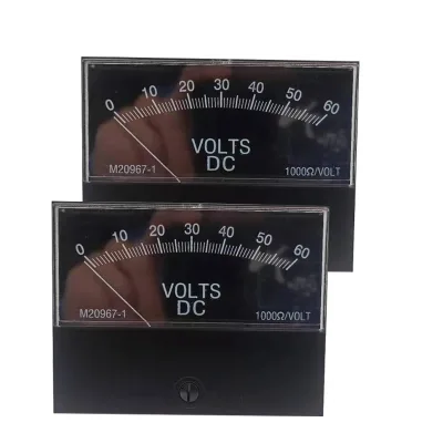 15 Years Experience Professional Manufacturer Variable Car Engine Panel 60v DC Volt Meter