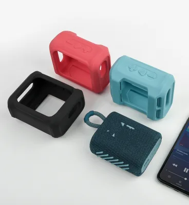Source Manufacturer Silicone Protective Cover for JBL GO 2 3 4 5 with Lanyard Hole Carry Sleeve Bulk Wholesale