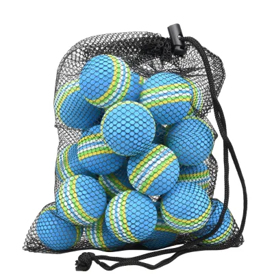 High Quality Large Capacity Nylon Mesh Drawstring Sport Bag for Golf Balls & Accessories Top Choice for Hitting Nets
