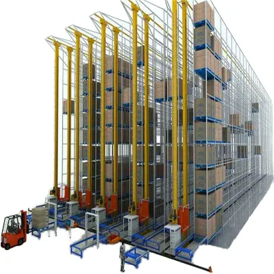 EBILTECH EBIL-ASRS Automated Storage Retrieval Systems (AS/RS) Warehouse Rack CE Certified Corrosion-Resistant Metal Powder