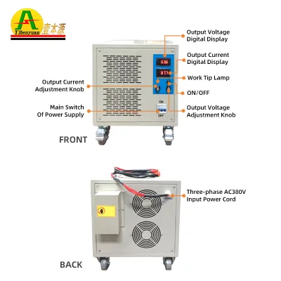 High-power 20000W Switching Power Supply DC 12V / 1250V 0-16A Adjustable Voltage With Touch Screen for Electric Heating