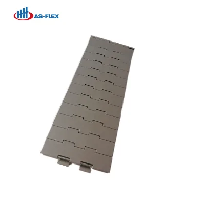 AS-FLEX 821-K750 Double Hinge Reinforced Heavy Duty Modular Conveyor Chain Plates High Load Stable 1 Year Warranty