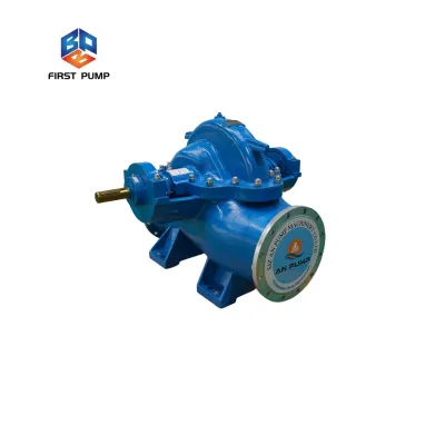 Large Volume Horizontal Double Suction Centrifugal Water Pump for Tailings Drainage in Mines