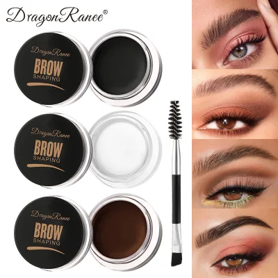 Professional Waterproof Transparent Shaping Eyebrow Cream Eyebrow Enhancers Long-lasting Eyebrow Tint With Brush