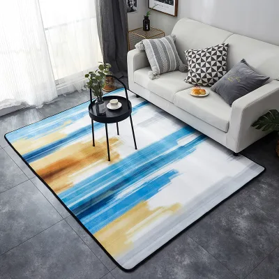 Simple Nordic Ultra Soft Velvet Area Rugs Fluffy 3D Carpets for Bedroom Carpet Living Room