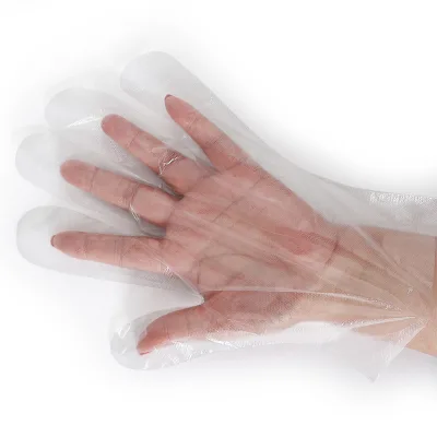 Individually Packaged Disposable Safety Gloves Latex-free Silicone-free Transparent Non-Sterile Crayfish Food Plastic Gloves