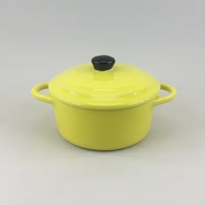 Household Cookware Clay Casseroles Pot Modern Design Safety Mini Ceramic Cooking Pot Casserole