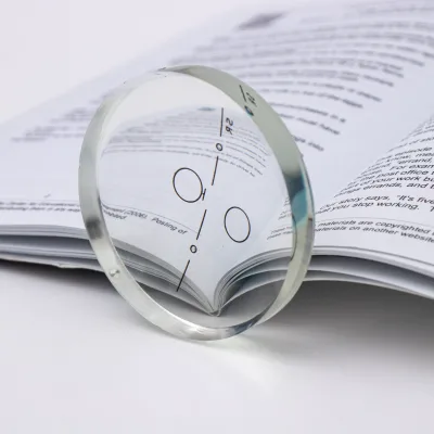 Wholesale 1.591 PC Semi Finished Anti Blue Light Progressive Polycarbonate Lens Eyeglasses with Clear HMC UC HC Coatings