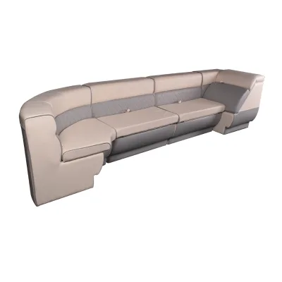 Marine Luxury Deluxe Pontoon Furniture Sofa Pontoon Boat Sofa Series for Sale