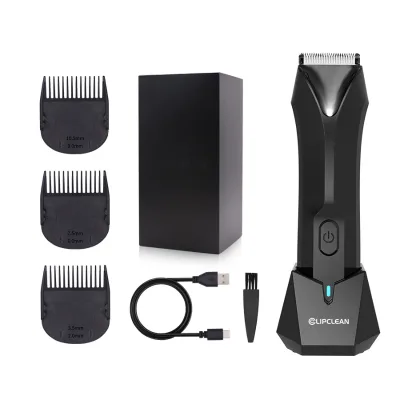 Best Seller Waterproof Electric Hair Trimmer & Clipper Set with Ceramic Blades Metal Body Cordless Design