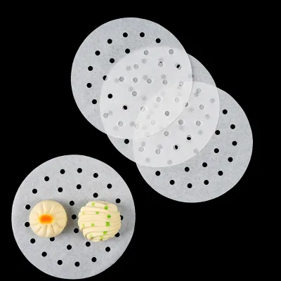 Biodegradable Steaming Paper Virgin Wood Pulp Dumpling Steam Unsticks Paper