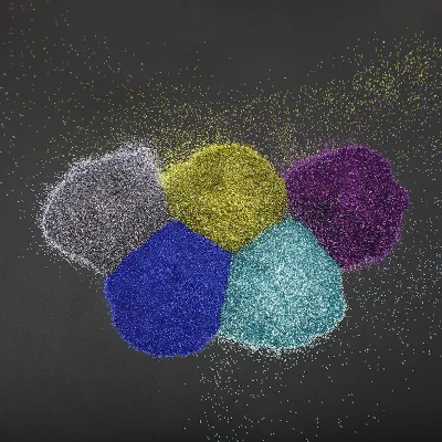 MSDS-Certified Cosmetic-Grade Rainbow Iridescent Glitter Powder for Nail Salons and Beauty & Cosmetics