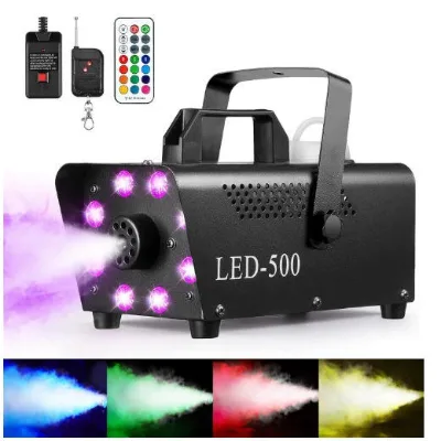 High Quality 1200W Powerful Smoke Machine with Remote Control Metal Construction 2L Capacity for Weddings and Parties