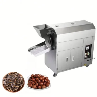 Fully Automatic Commercial Nut Roasting Machine for Roasting Peanuts, Melon Seeds Coffee Beans and Chestnuts