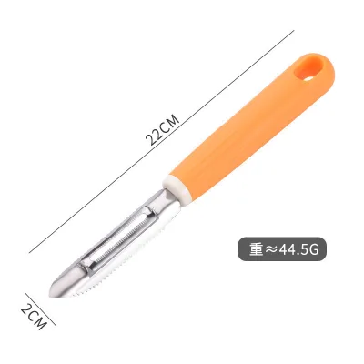ABS Plastic and PP Material Kitchen Vegetable Fruit Peeler with Stainless Steel Blade Manual Operation