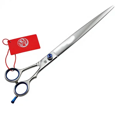 440C 10 Inch Sharp Straight Non-Foldable Pet Grooming Shear Foreign Trade Goods