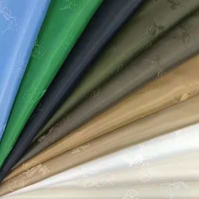 Width 145 cm Polyester Lining Fabric Carriage Jacquard TR Silk Fabric for Suit Garment Home Textile