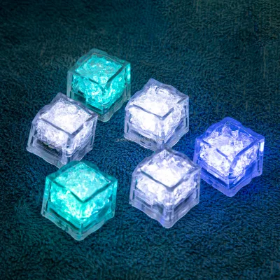 LED Ice Cubes Multi-Color Flashing Waterproof Drink Accessories for Party Bar Club Festival Decoration