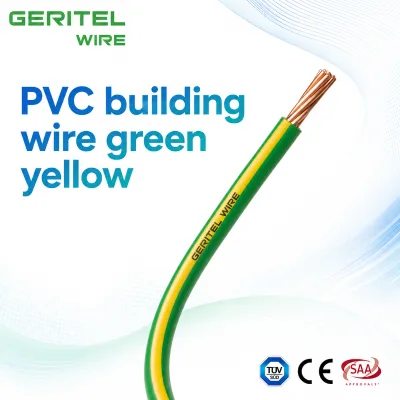 GERITEL WIRE 0.6/1kV Grounding Cable Green/Yellow V90 PVC Copper Protective Earth Conductor 1.0mm2-400mm2 AS/NZS 5000.1