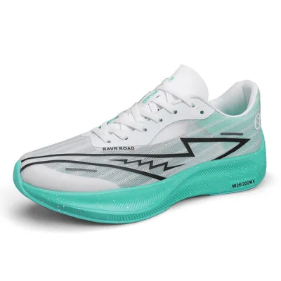 Men's Oversized Running Shoe Orange Size 42 High Rebound Sole Anti-Slip Grip Casual Sport Sneaker