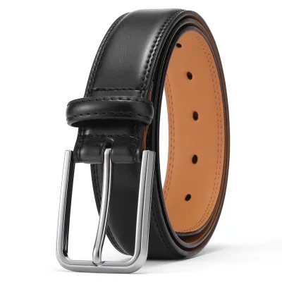 Men's Vintage Fashion Genuine Leather Belt Woven Pin for Buckle Cowhide Cross-Border New 1100 Series for Dropshipping