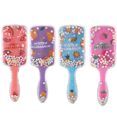Girl Cartoon Cute Comb Plastic air Comb Hairdressing Plastic Massage Comb