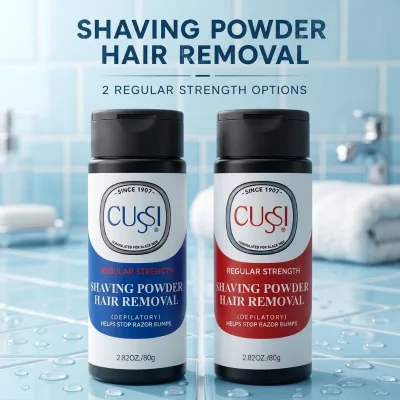 OEM Factory Wholesale Dual-Use Shaving Powder & Depilatory Hair Remover for Beard Face Body Legs Underarms Unisex Private Label