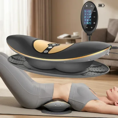 Looking for Agent Lumbar Massager with Lithium Battery Heating Timing Control Electric Pulse Traction for Lower Back Pain Relief