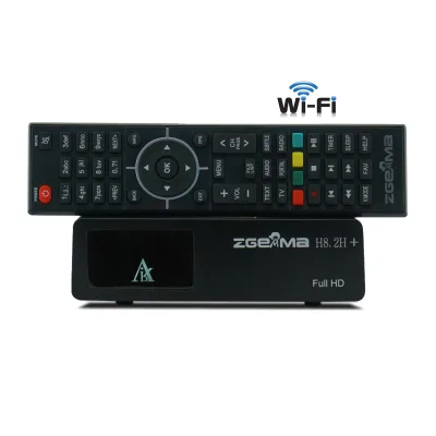 1080p Dual Enigma2 Linux OS Satellite TV Receiver DVB S2X Multistream+DVB T2C Smart Card Decoder for H8.2H+ Wi-Fi