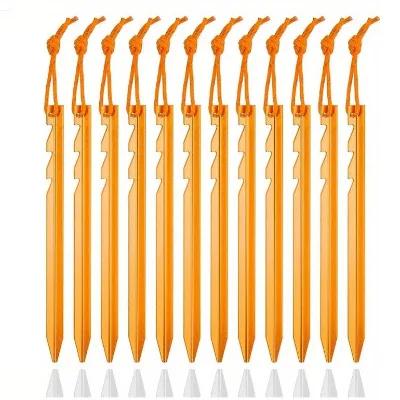 Outdoor Heavy Duty Alu Tent Pegs for Camping Unbreakable and Inflexible
