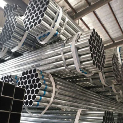 Hot Dip Galvanized Round Steel Pipe / GI Pipe Pre Galvanized Steel Pipe Galvanized pipe Constructive