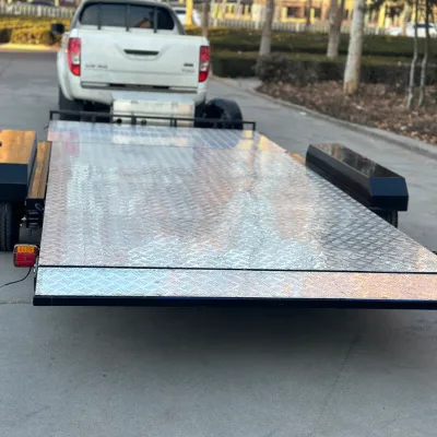 Aluminum Alex Car Trailer with Winch Rimorchio Mini Escavatore 3 Trailers for Cars