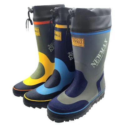 High Rubber Content Hunting Boot Men Working Gumboot Rubber Boots Safety for Industrial