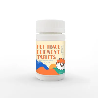 Energy-Boosting Trace Element Tablets for Dogs and Cats Pet Supplement to Balance Diet and Improve Overall Health