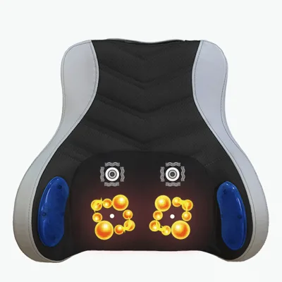 Oem Portable Neck Back 3D Air Body Kneading Seat Vibration Massage Home Car Electric Shiatsu Massage Cushion Heated