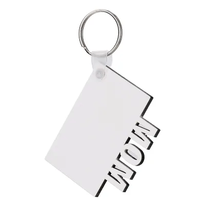 Super Quality Love MOM Keychain, Delicate Gift Sublimation Double-sided MDF Key Chain