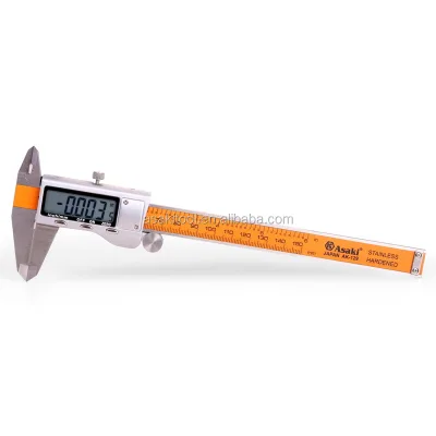 150mm/6" Stainless Steel Inch/Metric Digital Electronic Vernier Caliper With Large Screen