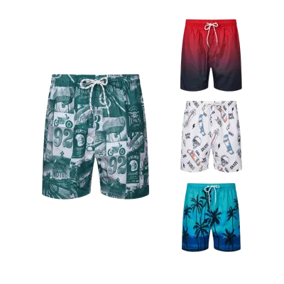 RTS Men's Elastic Waist Polyester Gym Jogging Beach Swimming Shorts Trunks Surf Swim Boardshort Board Shorts Men
