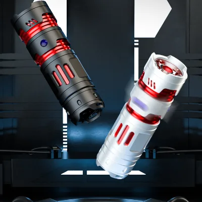Multifunctional Rotatary With Fidget Spinner Portable Waterproof Rechargeable Usb Led Torch Light Outdoor Flashlight