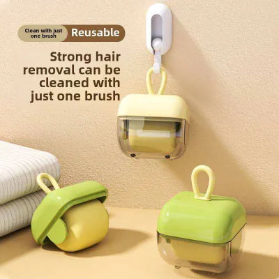 Reusable Eco-Friendly Portable Suction Lint Remover Cleaning Hair Removal Ball Brush Clothes Lint Roller Washable Fabric Sweeper