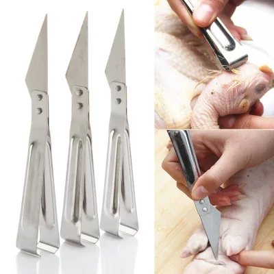 Pig Hair Removal Device - Multi-functional Stainless Steel Clips for Removing Chicken Feathers Duck Feathers Fish Bones Chicken