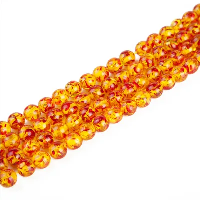 Round Imitation Amber Prayer Beads 6 8 10mm 12mm 14 16 18mm