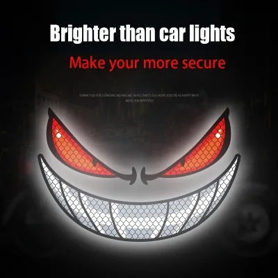 Creative Reflective Stickers, Fashionable Appearance Cartoon Stickers