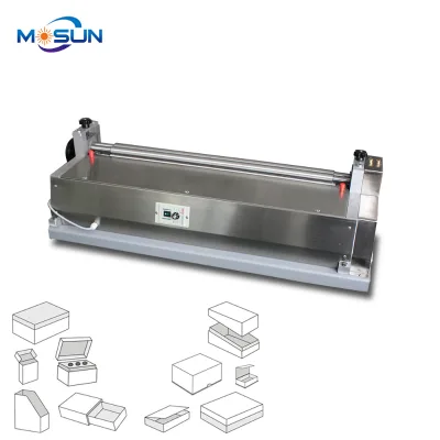 JS-1000A Manual Extra-Wide Glue Machine (1000mm) - Rigid Box & Panel Lamination