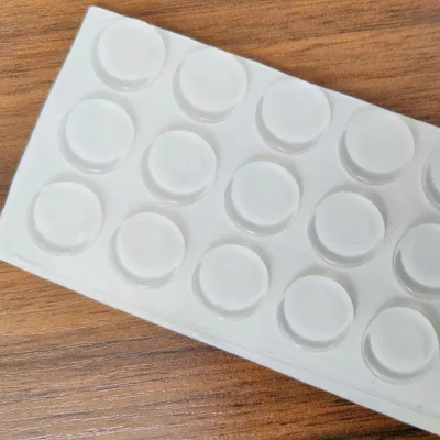 Anti-Vibration Anti-Slip Adhesive High Silicone Rubber Bumpers for Cabinet Door Bumpers Adhesive Pads for Drawers