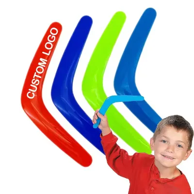 Wholesale Colorful V Shape Boomerang Toy with Plastic Material for Children